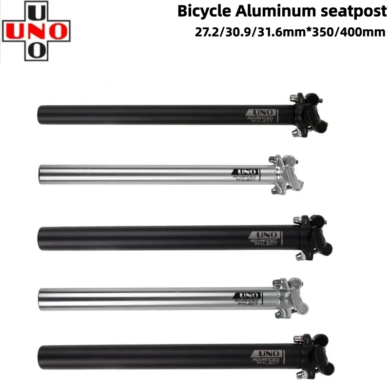 AliExpress NONE UNO MTB Road Bicycle Aluminum seatpost 27.2/30.9/31.6mm*350/400mm Bike Seat Post Seat Tube