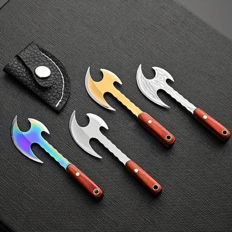 Mini Axe Unwrapping Package Keychain Small Vegetable Knife Carrying Knife ECD Mini Gift Knife Unwrapping Express Knife