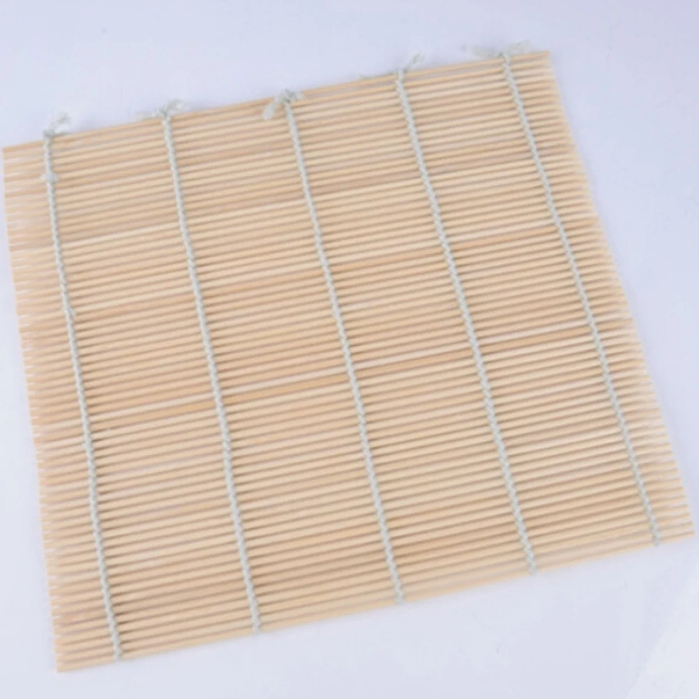 

Rolling Mat Kit Bamboo Wood Sushi Making Set Easy Clean Non-Toxic Diy Use Sushi Kit Rice Paddle Kitchen Tools