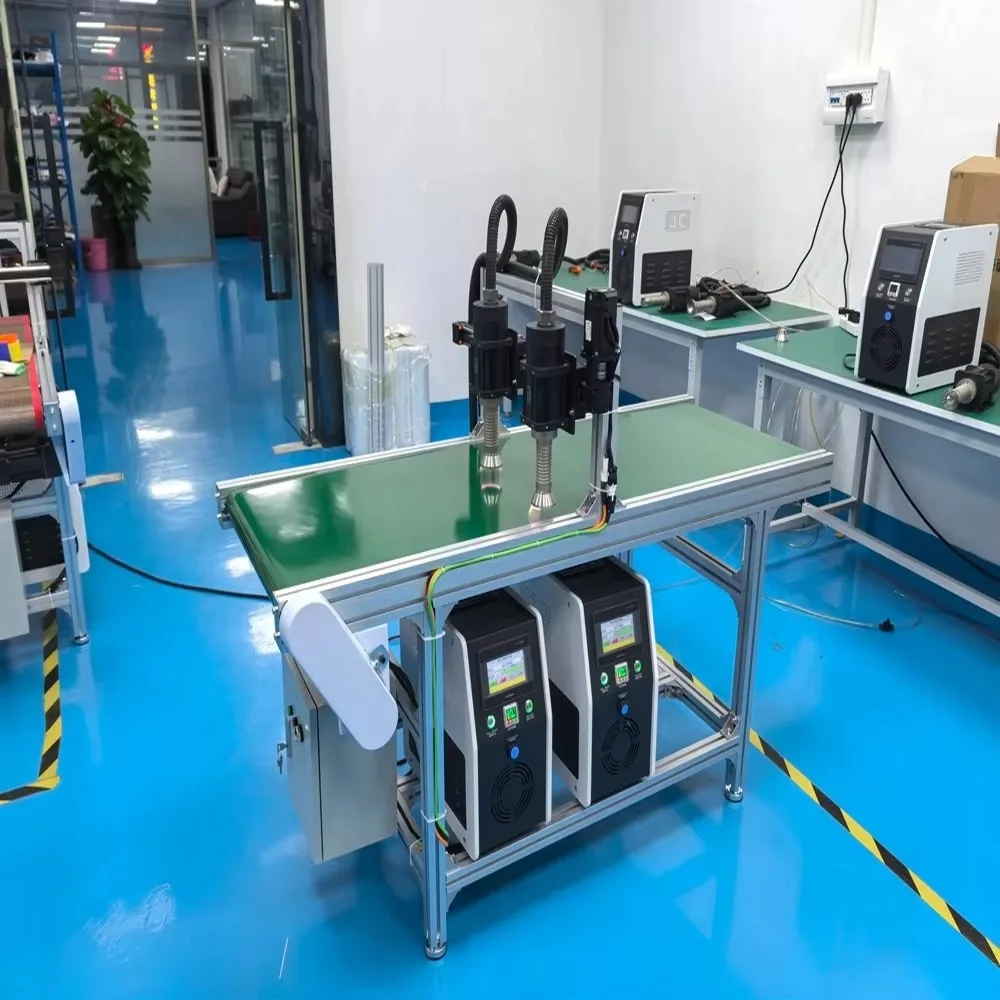 Fully Automatic Plasma Surface Treatment Cleaning Machine Flame PP Plastic UV Printing Assembly Line corona Treatment Machine