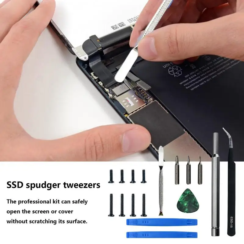 Инструменты для электроники, профессиональные прецизионные инструменты для удаления Spudger, антистатические пинцеты, набор для мобильного телефона, компьютера