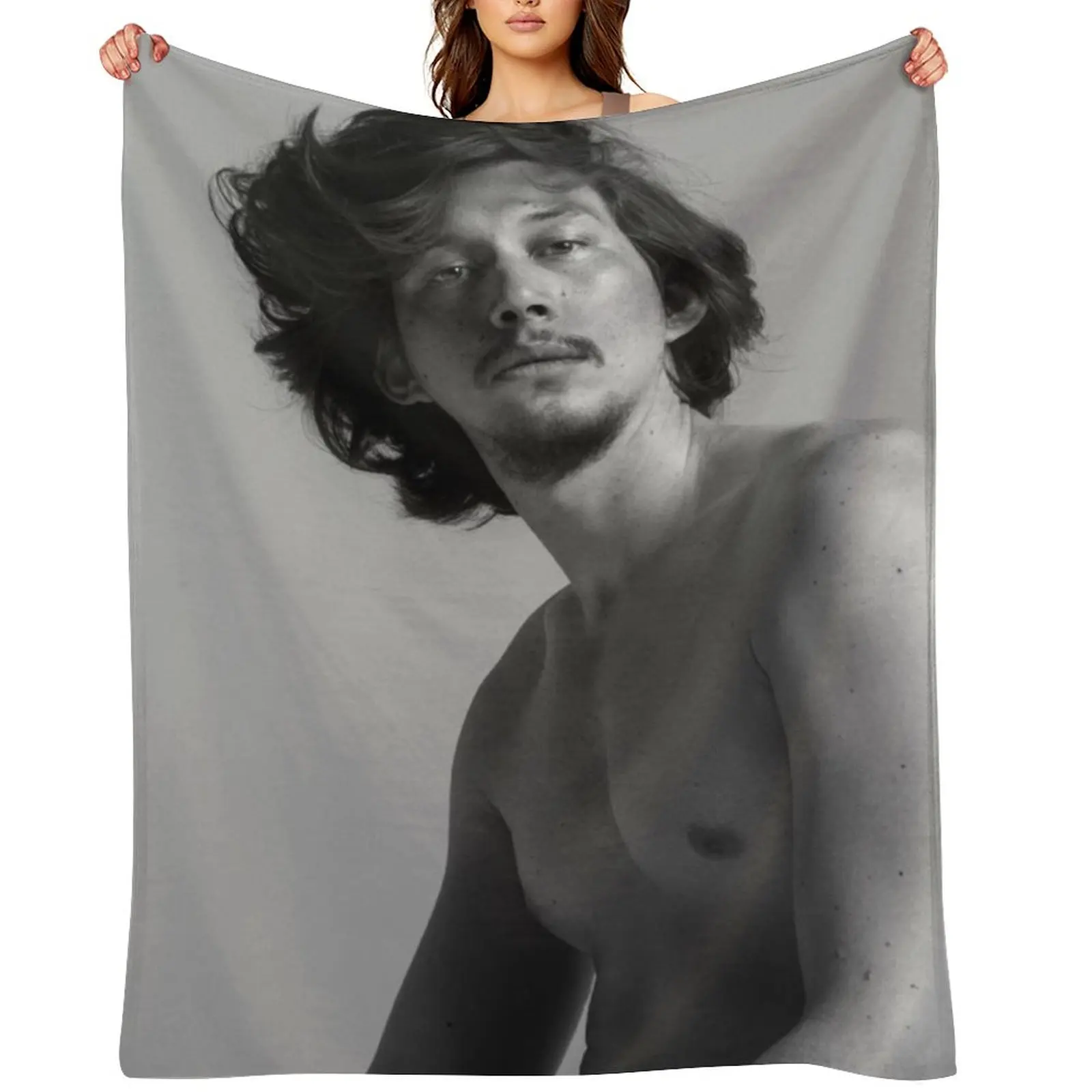 

Adam Driver Throw Blanket For Sofa Thin warm winter Flannels Flannel Blankets