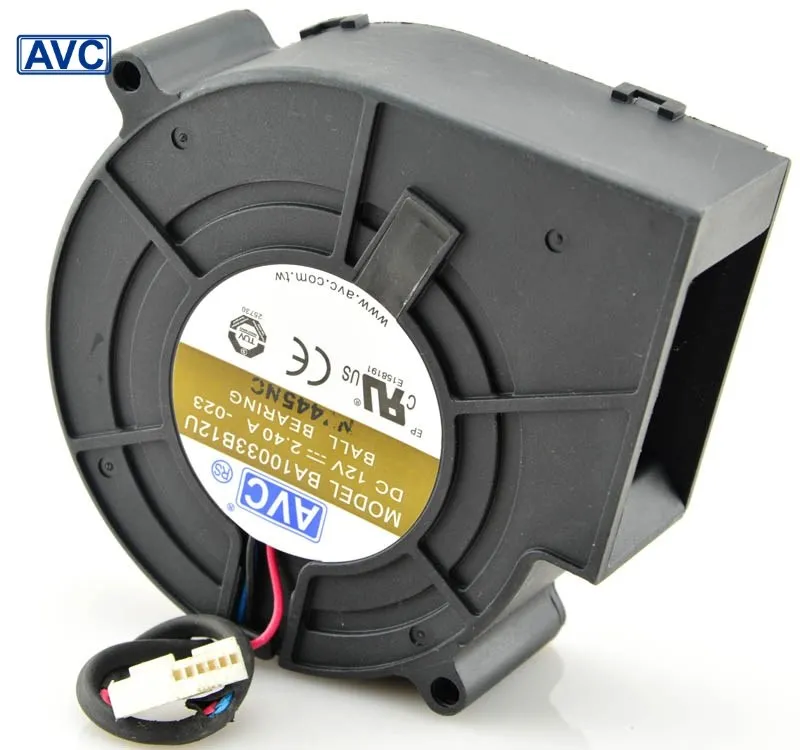 Ventilateurs centrifuges de refroidissement de processeur d'ordinateur, souffleurs d'air pour AVC, BA10033B12U, 9CM, 9733, 97*94*33, DC 12V, 2.4A