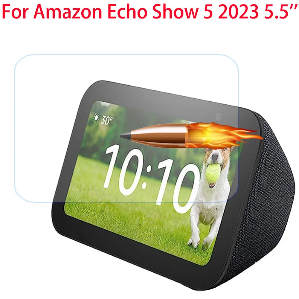 

Защитная пленка для экрана из закаленного стекла HD для Amazon Echo Show 5 2023 5,5 дюймов 3-го планшета для Echo Show 5 2023 3rd