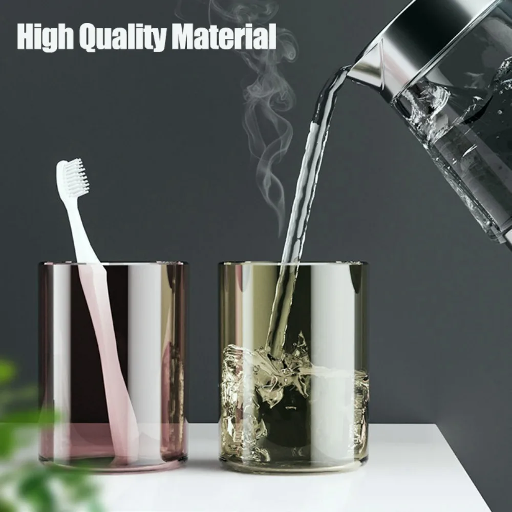 Features More Hygiene:The cup is inverted and drained, water drain faster and no humid. Punch Free:The toothbrush holder comes