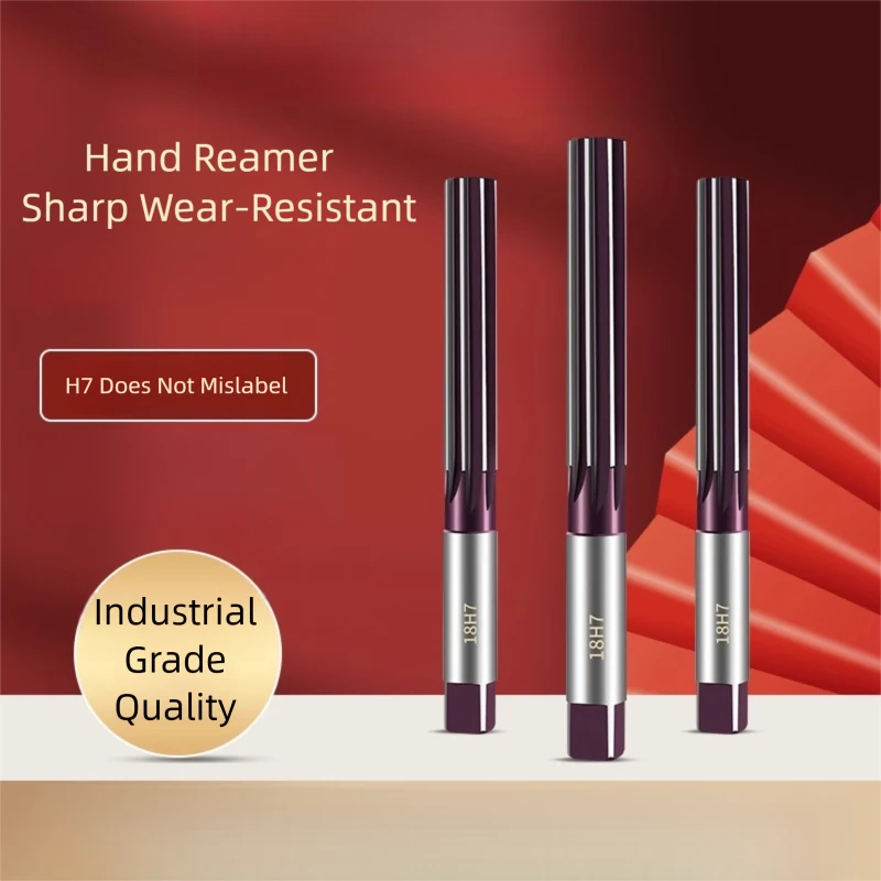 TG Professional H7 Reamer Hand Tool with High Precision Hard Alloy Twist Handle for 3mm-20mm