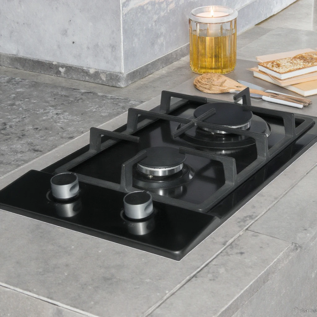 Cuisinière à gaz intégrée en acier inoxydable à 2 brûleurs, classe A, économe en énergie, pour hôtels et ménages, offre spéciale