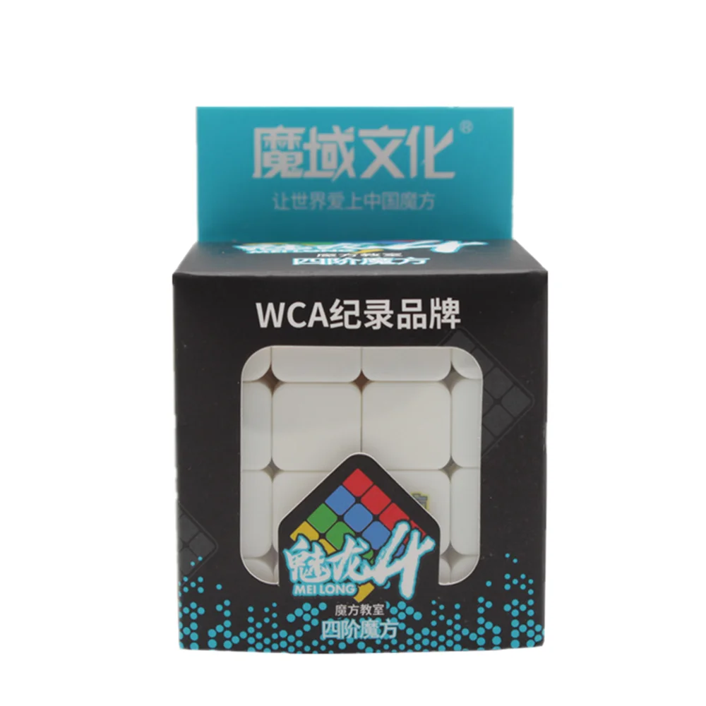 Moyu cubo de velocidad 4x4x4, cubo profesional Meilong 4x4, rompecabezas, juguetes educativos Cubo mágico 4X4X4 Cubo mágico de velocidad, Myron 4X4 profesional Cubo mágico de juguetes de práctica de memoria Moyu cube