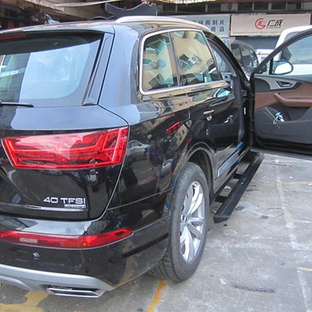 Automobile accessories Customize body anti-collision aluminum alloy bar electric side step for Audi Q7 2003 2015