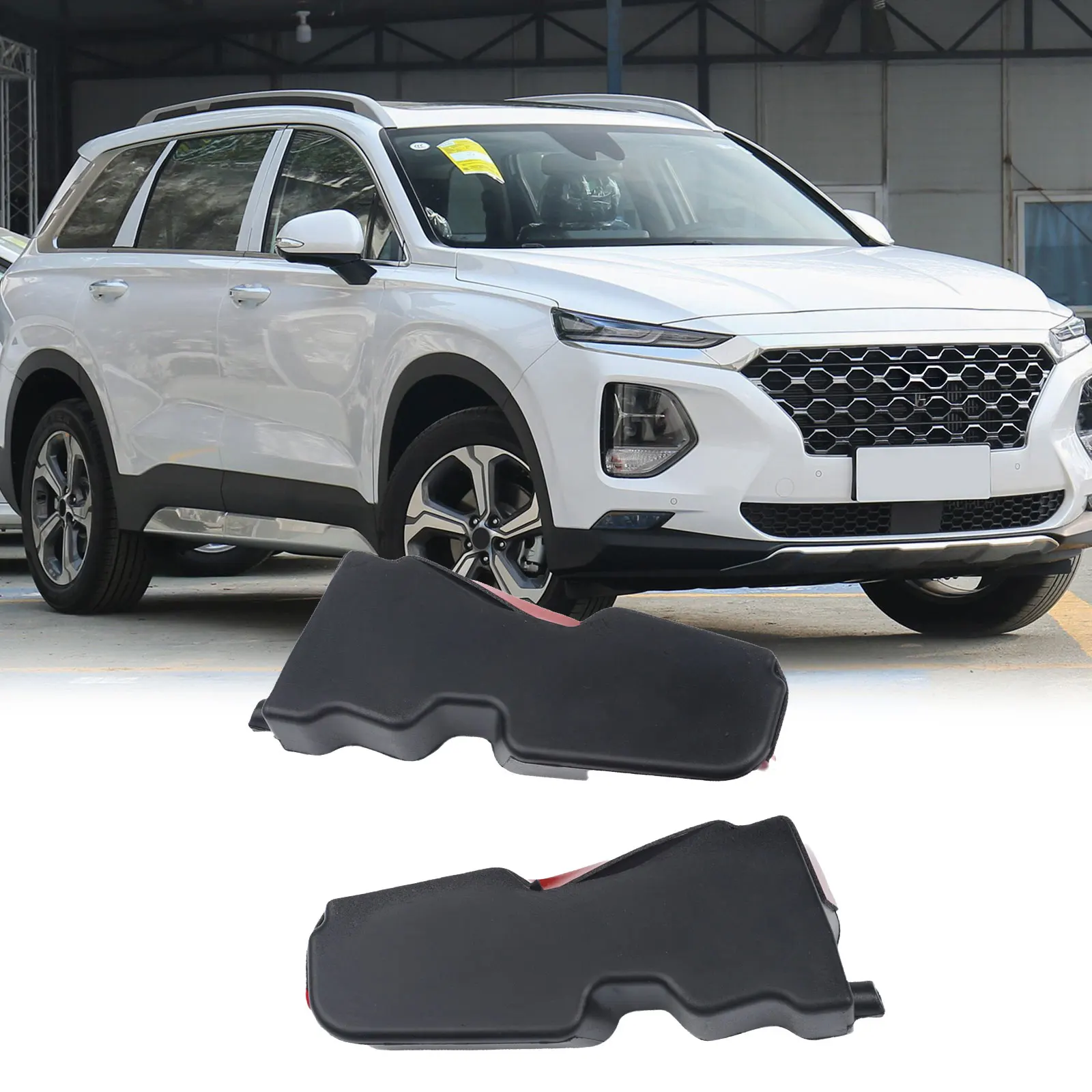 

2 Pcs Car Front Hood Cowl Grille Weatherstrip Cove For Hyundai Santa Fe 07-12 864302B000 Automotive Accessories