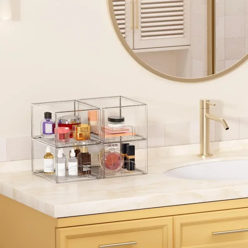 

Clear Stackable Storage Drawers