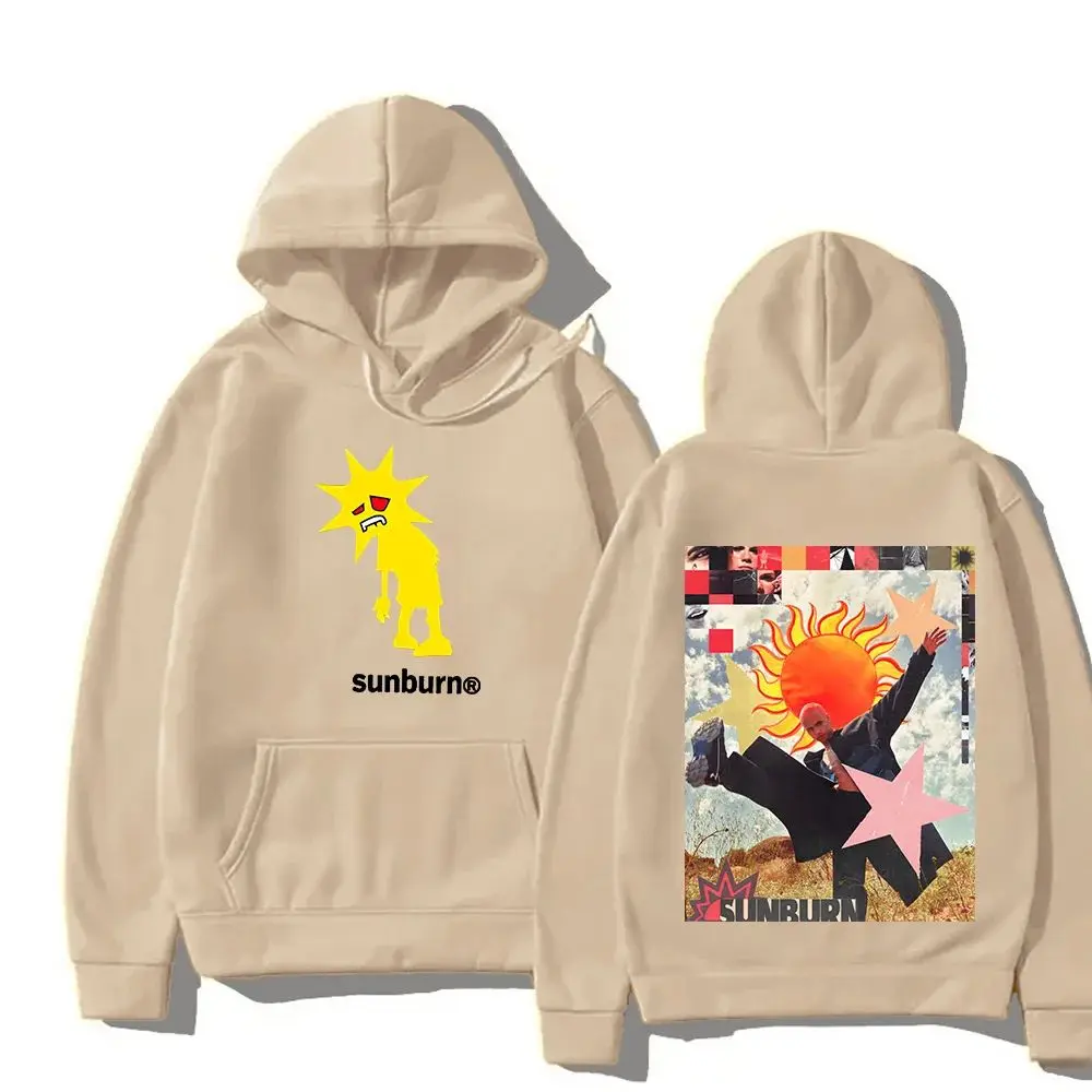 لا تنسى عني بلوفرات جولة حروق الشمس دومينيك فايك هوديي ملابس الشارع الشهير ملابس كبيرة الحجم شارع العليا مقنعين موسيقى البوب