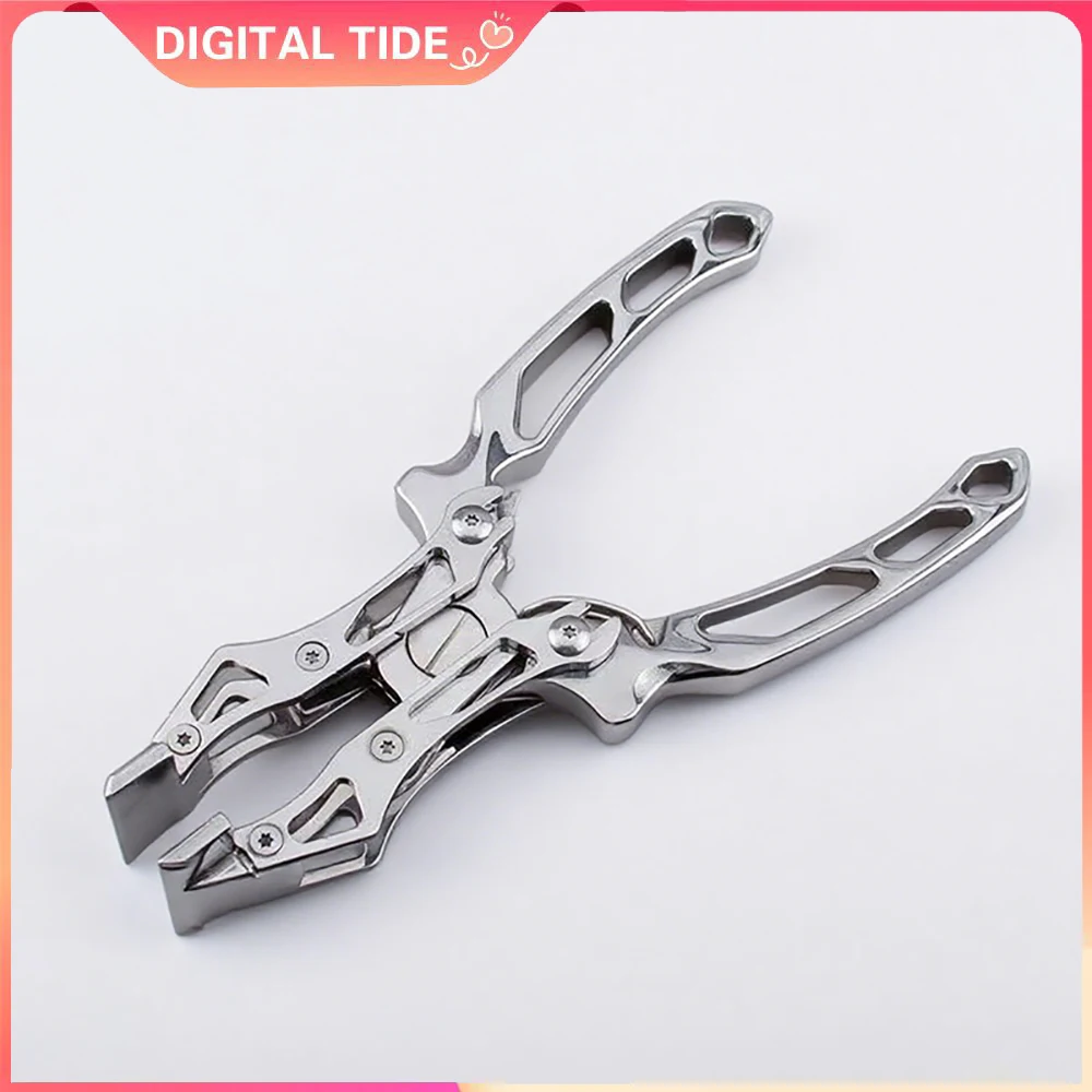 DIY Leathercraft Professional 420 Stainless Steel Leather Flat-Nose Pliers - Edge Folding, Creasing, and Clamping Tool