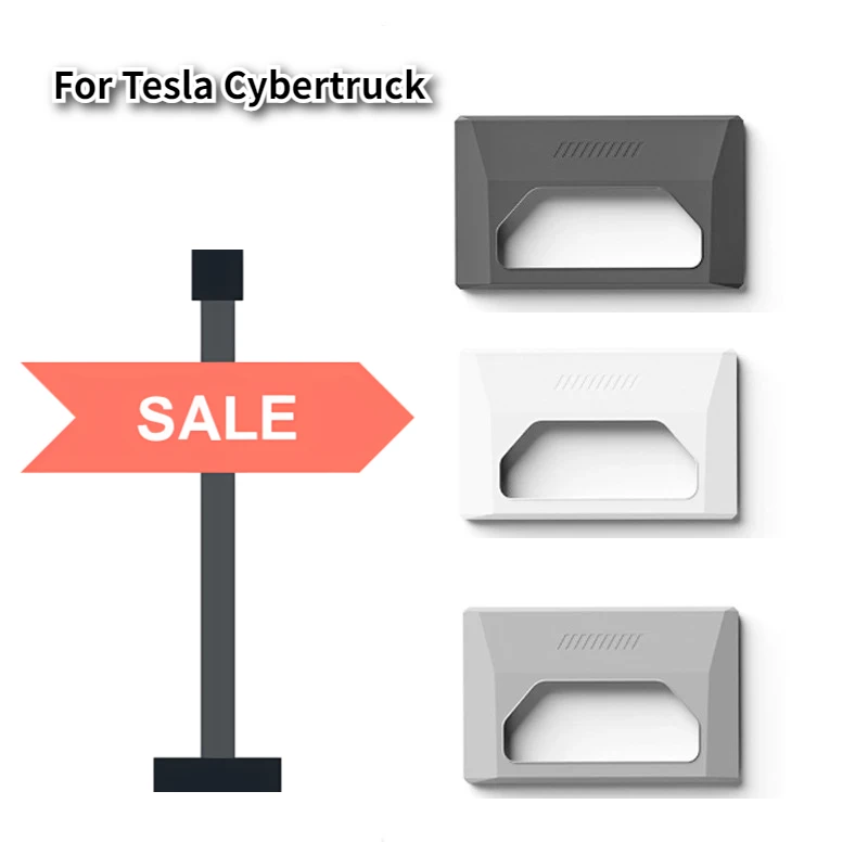 For Tesla 2025 Cybertruck Silicone Screen Protector Car Central Control Screen Protector Anti-Crash Protection Frame Accessories