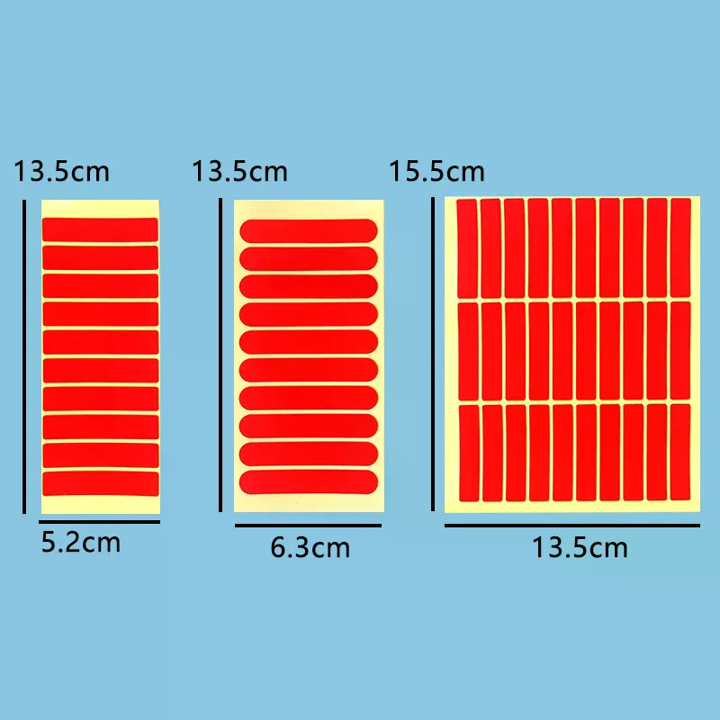 เทปกาวสองหน้าสำหรับตกแต่งเล็บ 3 แผ่น/1 ม้วน เทปใสสำหรับติดเล็บ สำหรับตกแต่งเล็บ สติ๊กเกอร์เสริมความงาม