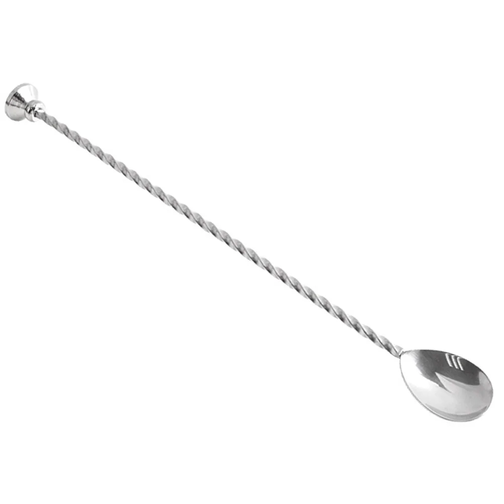 

Stainless Steel Spoon Stainless Steel Spoon Long Handle Cocktail Mixing Stirring Rod Portable Lightweight Modern Design