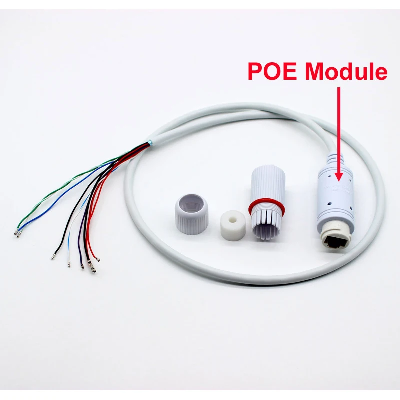 adaptador ip power over ethernet a prova de intemperies para cctv modulo poe cabo lan placa embutido 48v 10 pcs 01