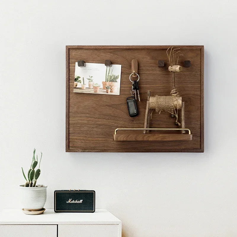 Solid wood meter occlusion box weak switch distribution box multimedia box hanging objects decorative picture frame