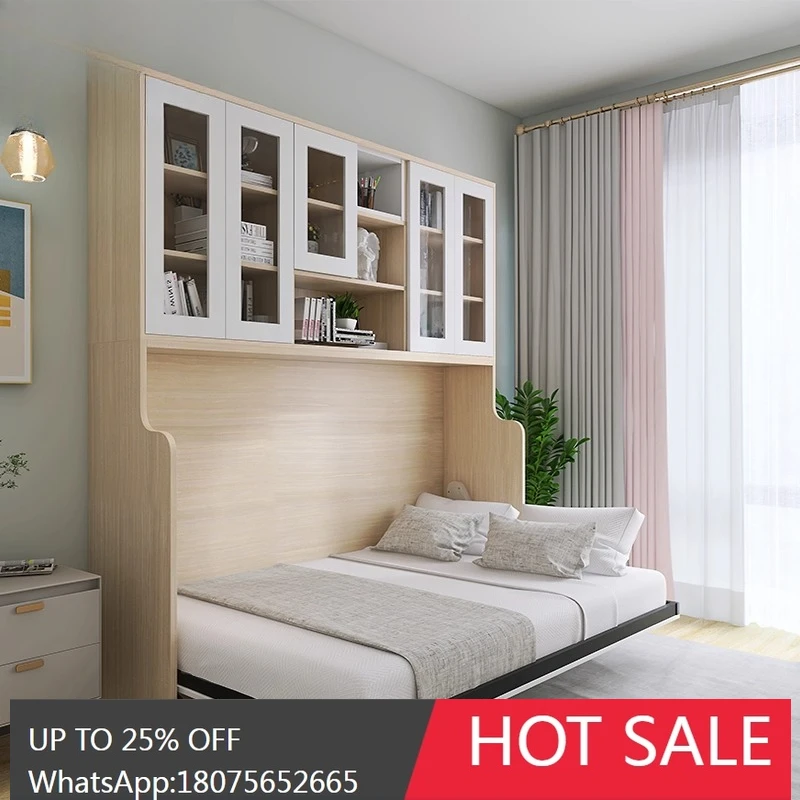 

SGF Horizontal Flip Side Flip Invisible Wall Bed Multifunctional Folding Bed Hidden Writing Desk Integrated