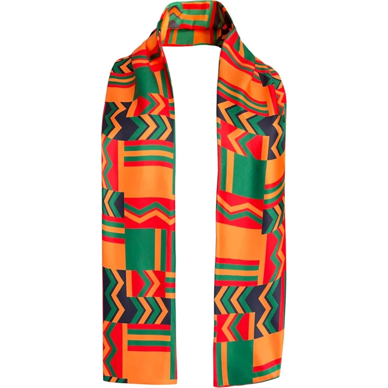 

African Kente Print Stole Sash