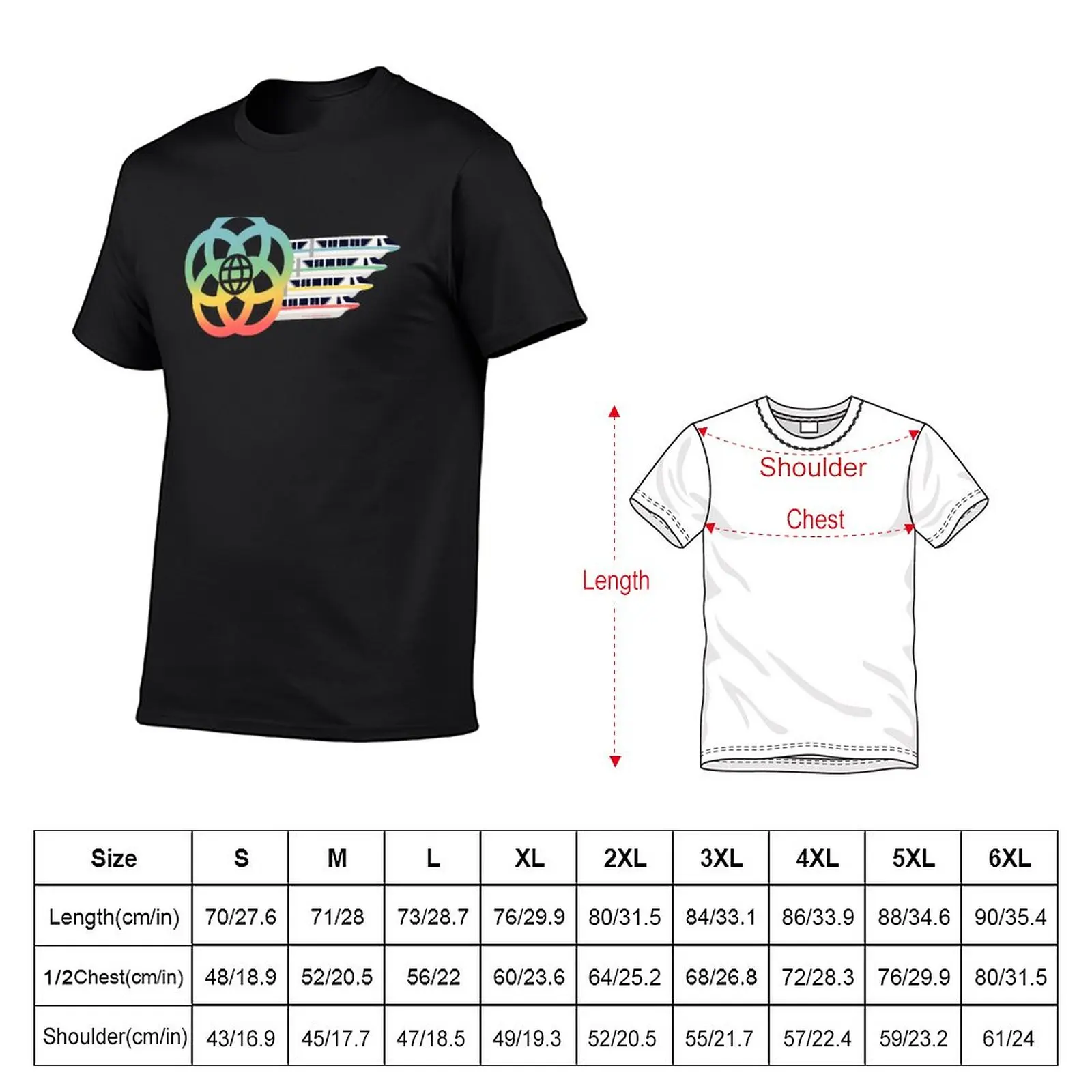 New Epcot monorails T-Shirt vintage clothes animal print shirt for boys mens tall t shirts