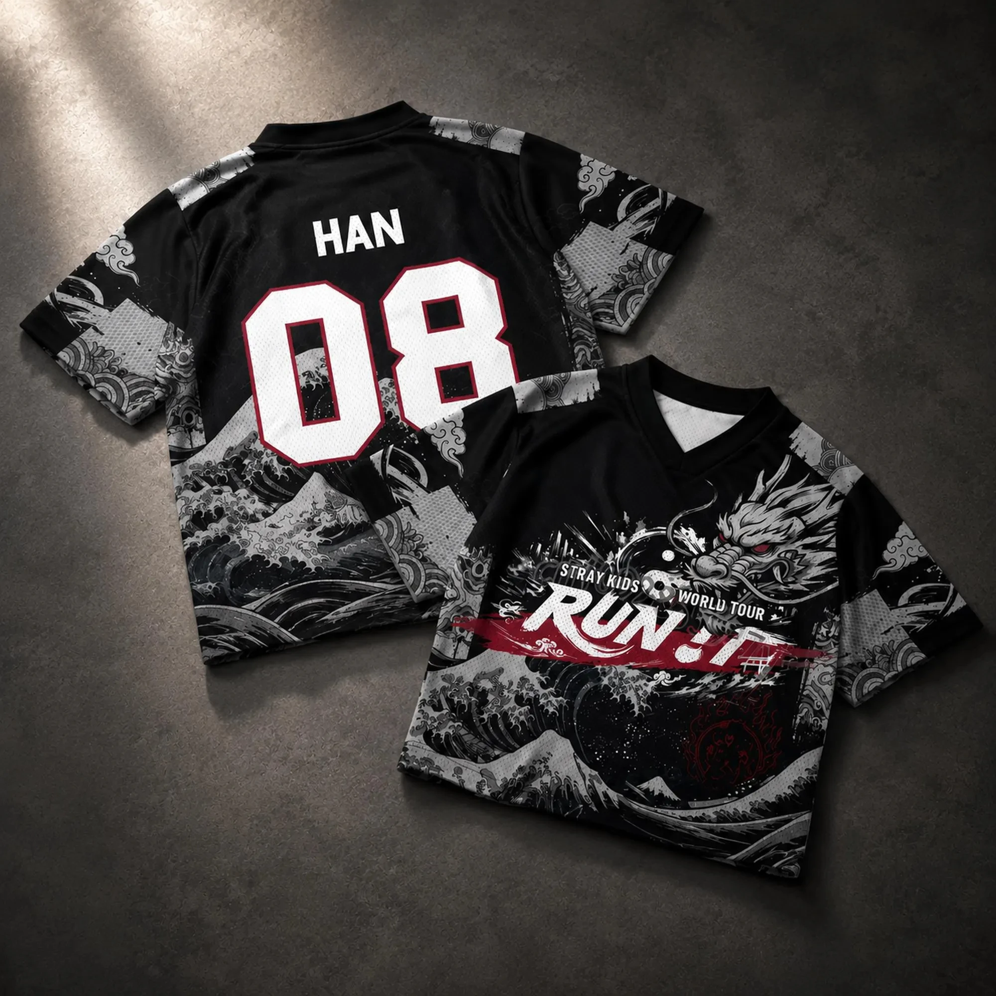 2026 Neues Kpop Stray Run It World Tour Jersey T-Shirt für Männer und Frauen, Sommer-Sport-T-Shirt, atmungsaktiv, schnelltrocknend, für Fans, Familie und Kinder. – Detail 5