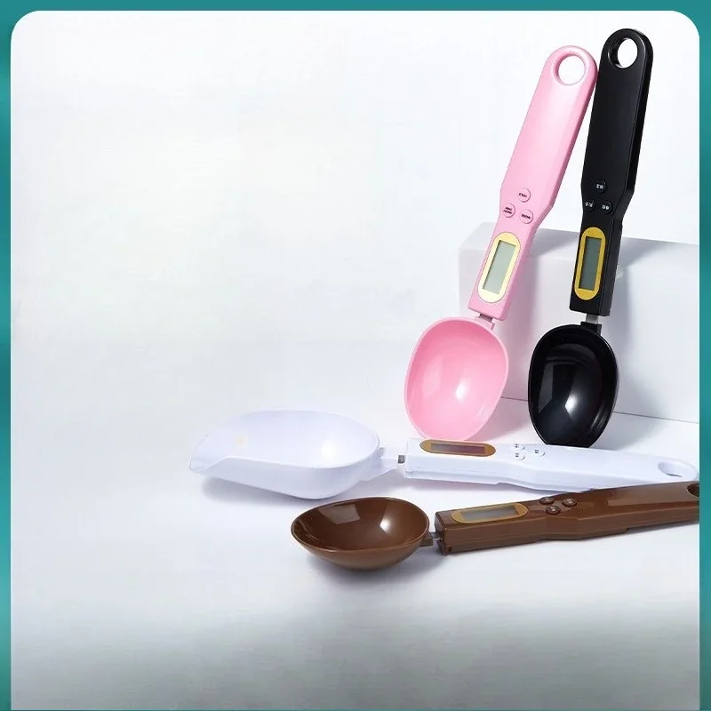 Electronic weighing spoon scale, spoon scale, cooking ingredient scale