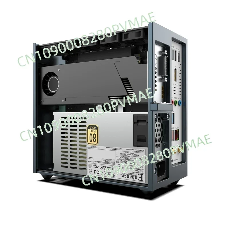 A24-V6 2.0 Dual-Slot Half-Height Independent Display ITX Motherboard Chassis 3.66L