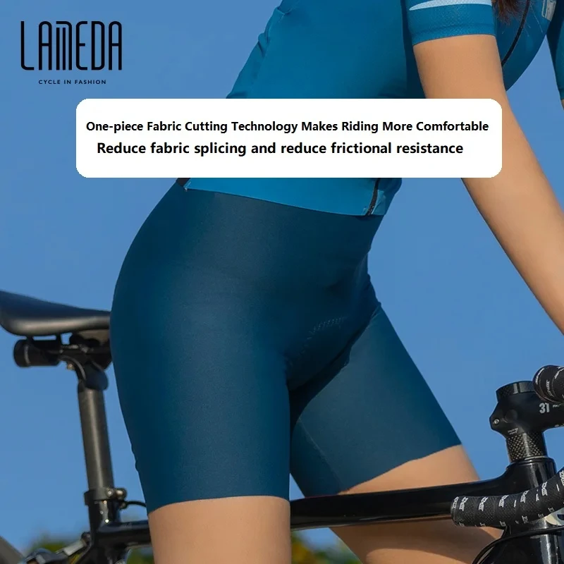 Lameda Cycling Bib Shorts Breathable Comfortable Women Cycling Bibs High Quality Cycling Shorts With  Pad