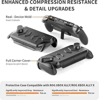 Funda protectora completa compatible con ROG Xbox Ally/Ally X, funda protectora con carcasa frontal desmontable para ROG Xbox Ally