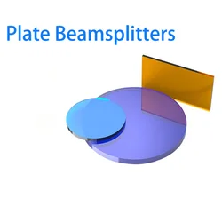 Plate Beamsplitters Processing Custom Semi-Reflective Semi-Transparent Neutral Splitting Ratio 45 Degree Prism