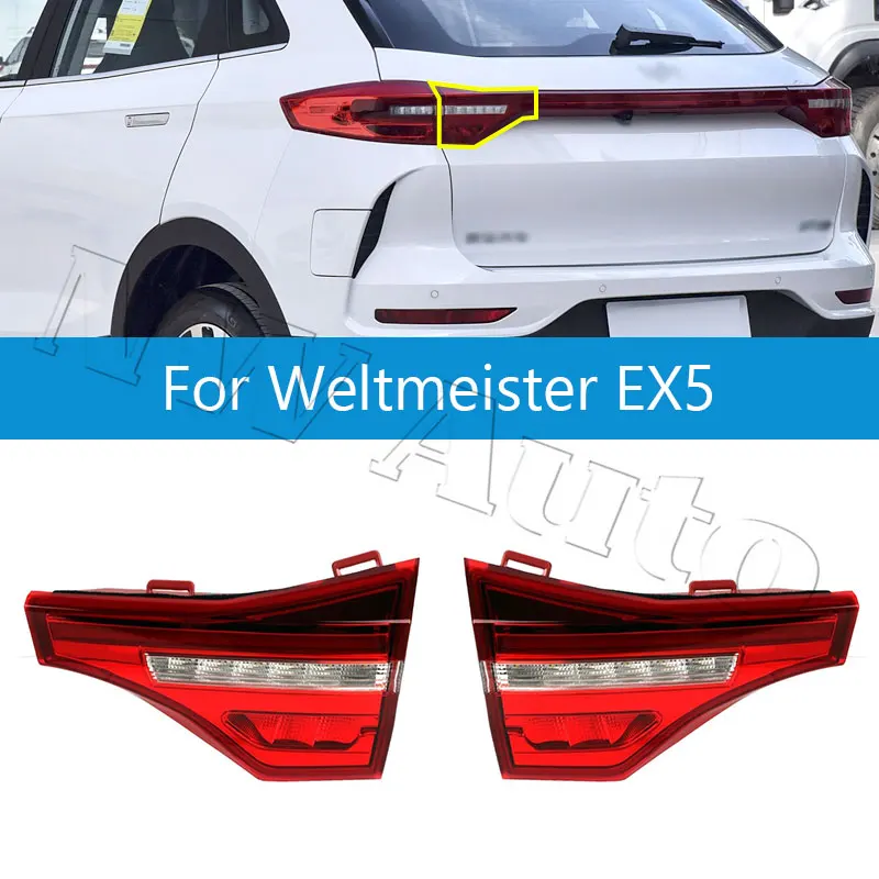 Rear Bumper Tail Light Assembly For Weltmeister EX5 Inner Brake Stop Reverse Lamp Taillight Taillamp Assembly