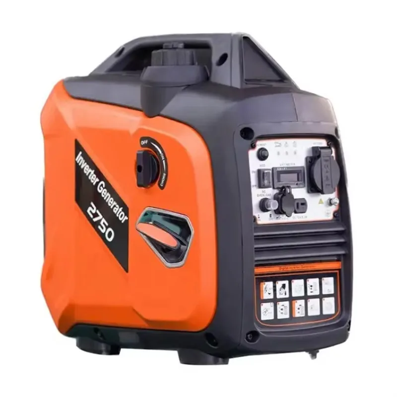 230V European socket 2300W silent inverter generator gasolin-e engine 230V home outdoor socket