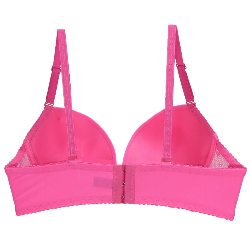 2022 New Plus Size Lace Bras For Women Sexy Lingerie Super Push Up Brassiere Young Girl Deep V BCDE Cup Underwear Bralette