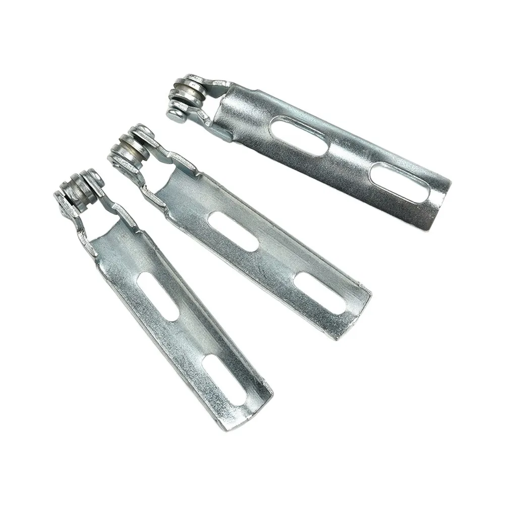 Silver Metal Jig Saw Guide Wheel And Base Plate Set 3 Rollers Plate For 55 For Jigsaw Machine Reciprocating Rod Power Tool Parts