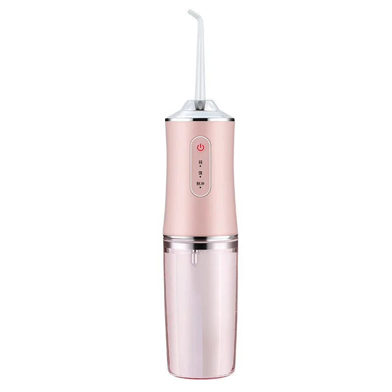 Oral Irrigator Portable Water Floss USB Rechargeable Dental Cordless Water Flosser Jet 220ml Irrigator Dental Teeth Cleaner