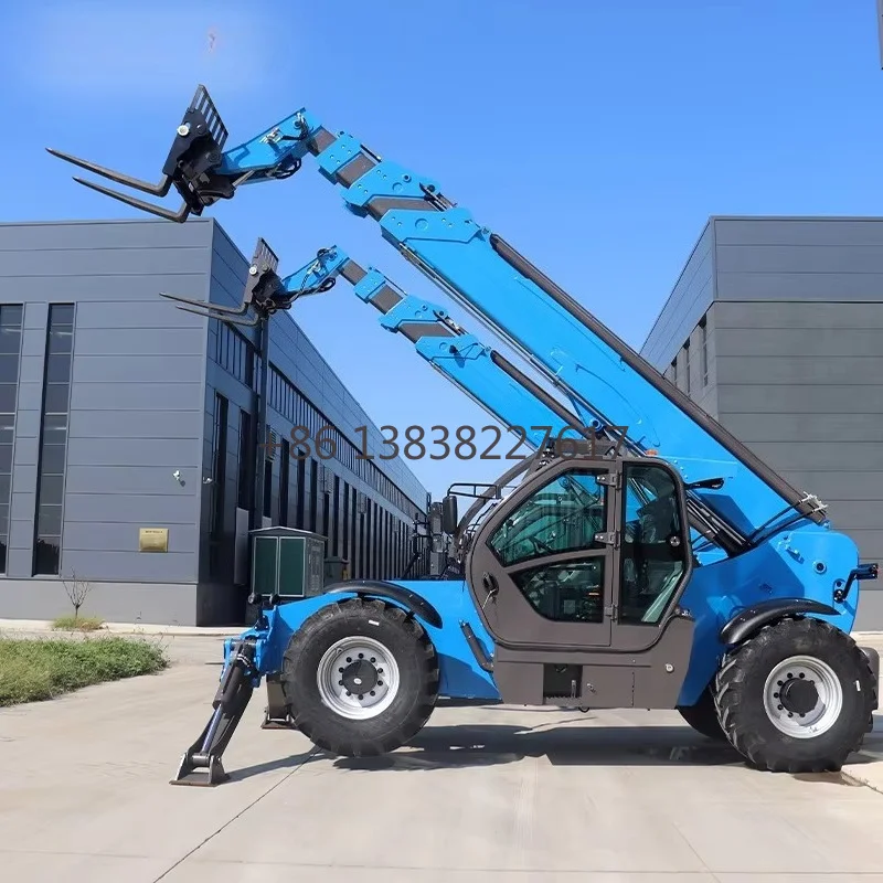 Telescopic Handler Forklift 3-7 Ton Telehandler with 7m 10m 14m 18m Lift Height Options
