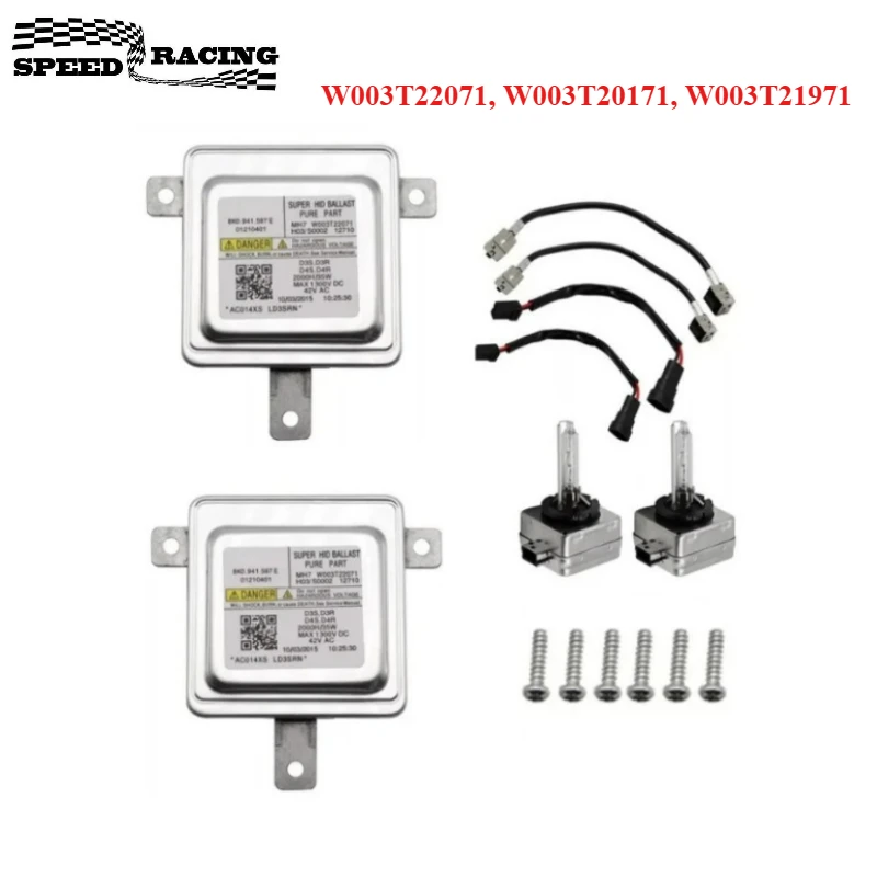 

W003T22071, W003T20171, W003T21971 2 шт. HID ксеноновый балласт и лампа D3S модуль управления фарами для Audi A3 A4 A5 VW