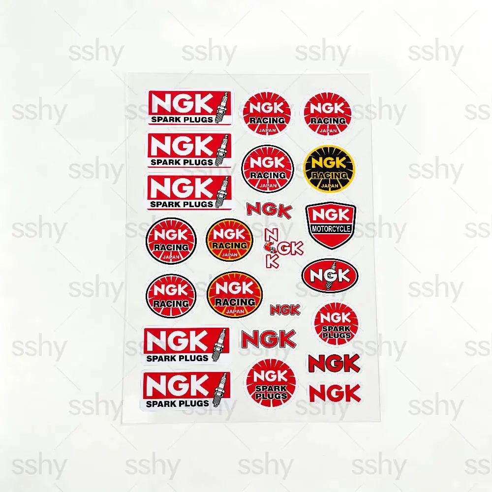 

Водонепроницаемые светоотражающие наклейки NGK для мотоциклов и автомобилей, легко снимаемые, многоразовые.