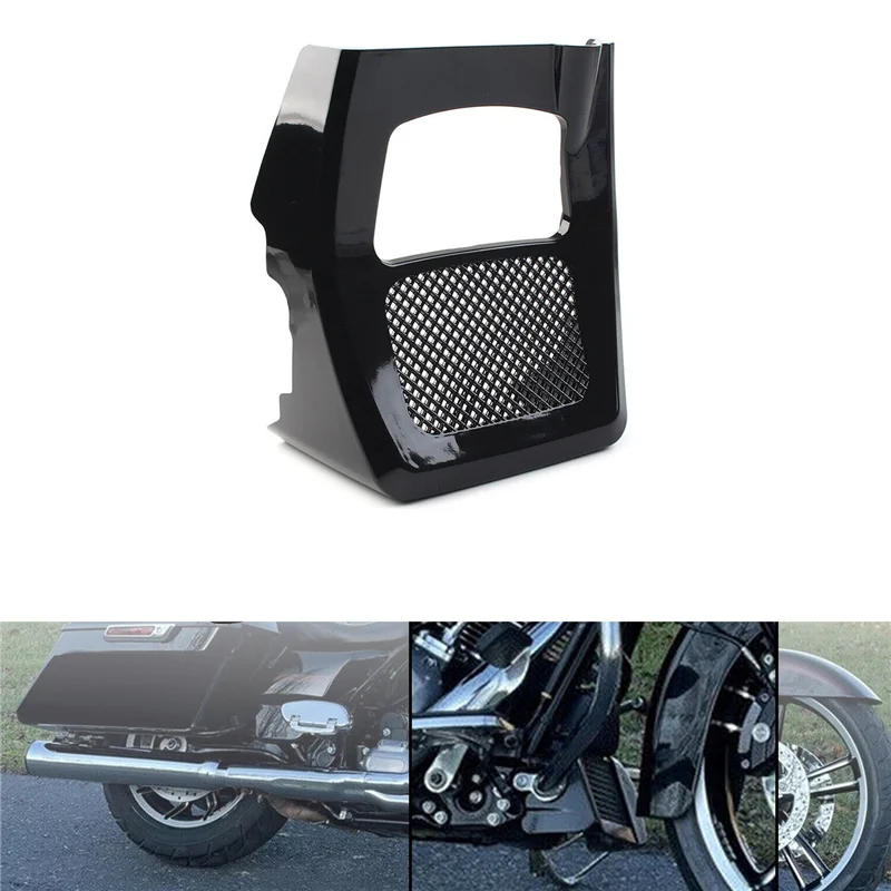 Motorcycles Chin Spoiler Radiator Cover for Harley Electra Road King Street Glide 2017-2023 Front Fairing Decoration