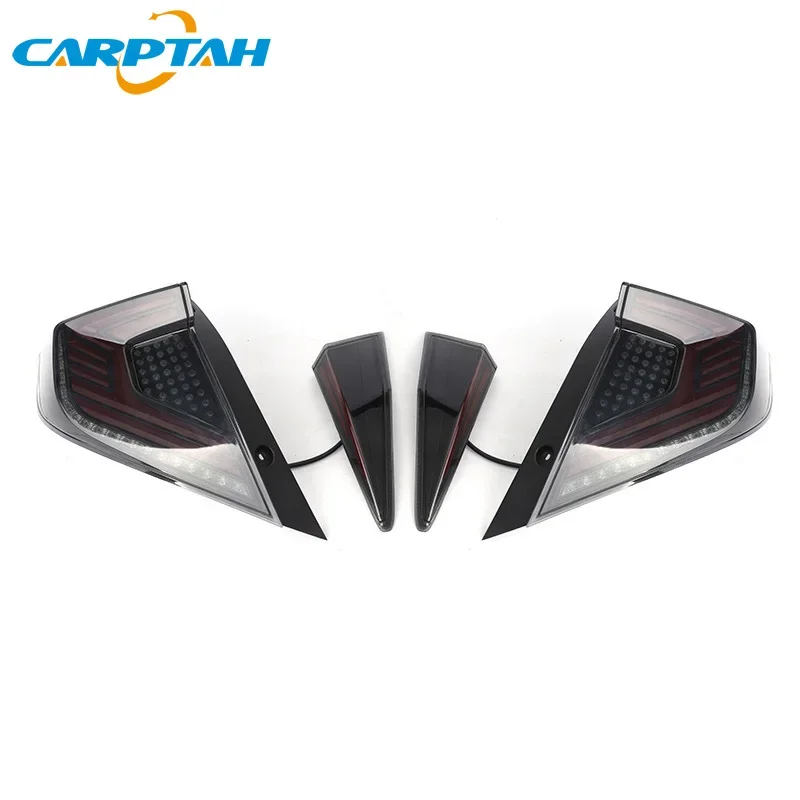 Car Styling Tail Lights Taillight For Honda Civic Sedan 2015-2020 Rear Lamp DRL + Dynamic Turn Signal + Reverse + Brake LED