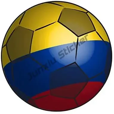 Olombia Flag Removable Car Sticker Waterproof Decal ColombiaFootball Sticker FA Graphix Colombian Flag Football Accessories