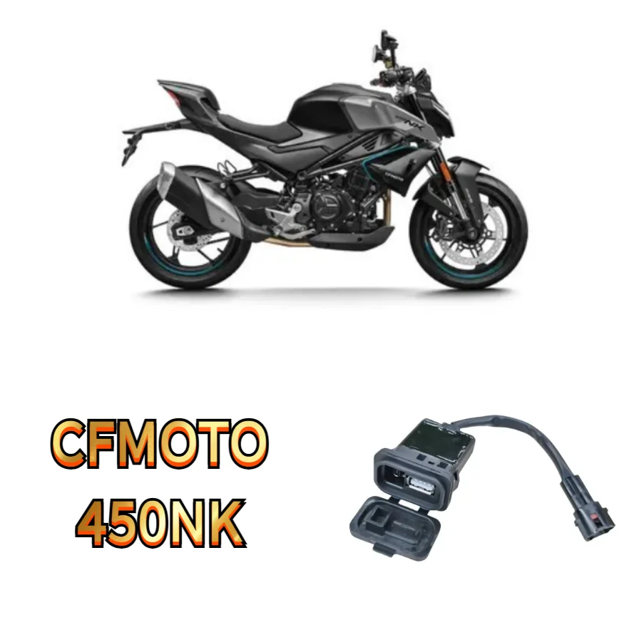 

FOR 2023 2024 2025 CFMOTO 450SS 450SR 450NK Original Modified Pulse Connector USB Power Socket Waterproof