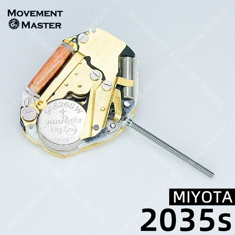 Miyota Super 2035 Watch accessories new original movement gold machine quartz movement watch movement