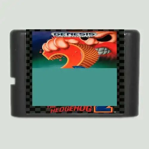 Carro de reproducción de tarjetas de juego MD Sonic 2 de 16 bits para Sega Genesis Mega Drive