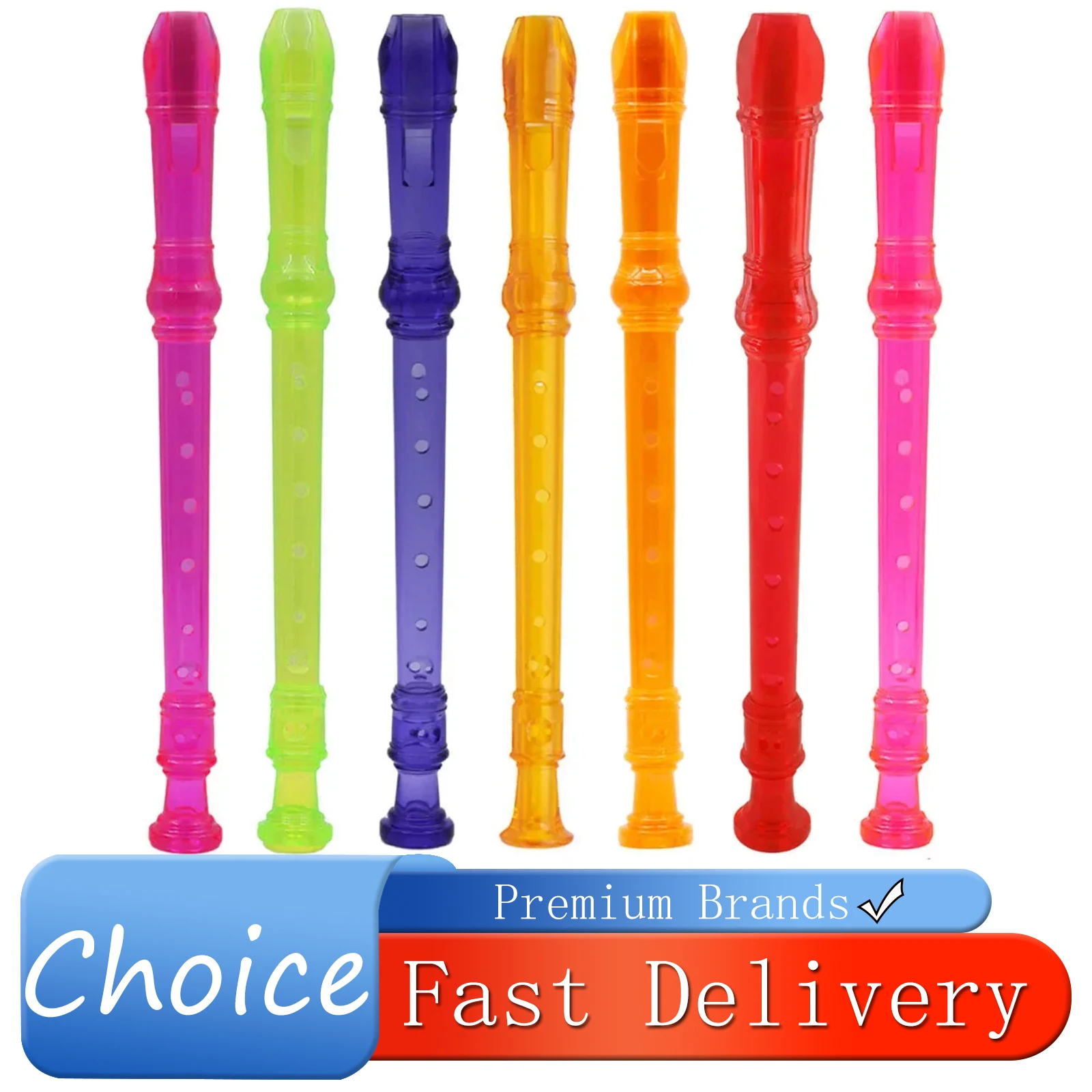 IRIN Flute Mini Clarinet Recorder Harp Flute Removable Soprano Long Flute Seven Colors Woodwind Instrument With Cleaning Rod