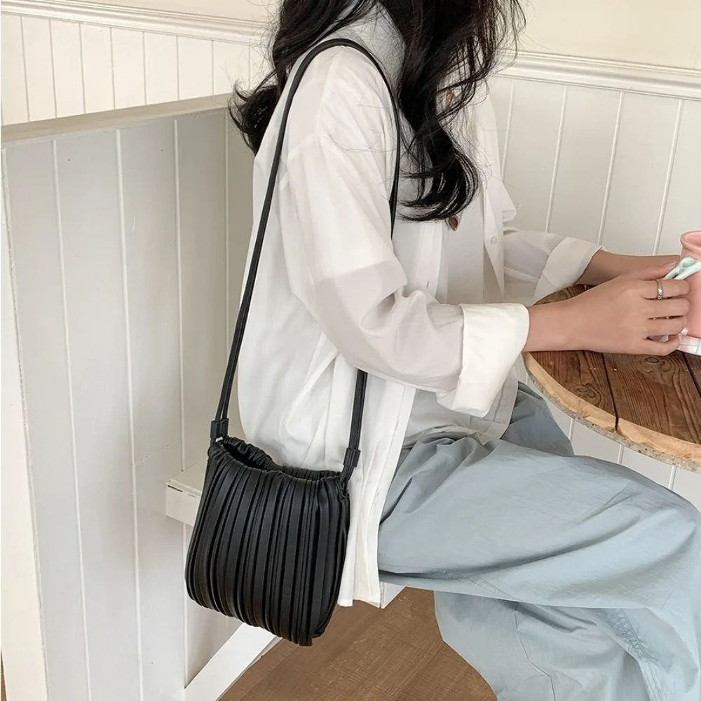 حقيبة كروس عصرية من جلد البولي يوريثان، حقيبة كتف أنيقة بجيب داخلي، متعددة الاستخدامات، حقيبة عملات معدنية صغيرة للنساء والفتيات #3