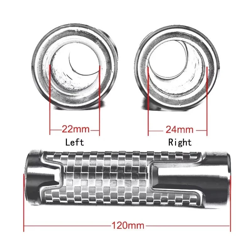 Motorcycle CNC Accessories Rubber And Aluminum Handle Bar Grips Handlebar Hand Grip Cover For Husqvarna 701 SUPERMOTO & ENDURO