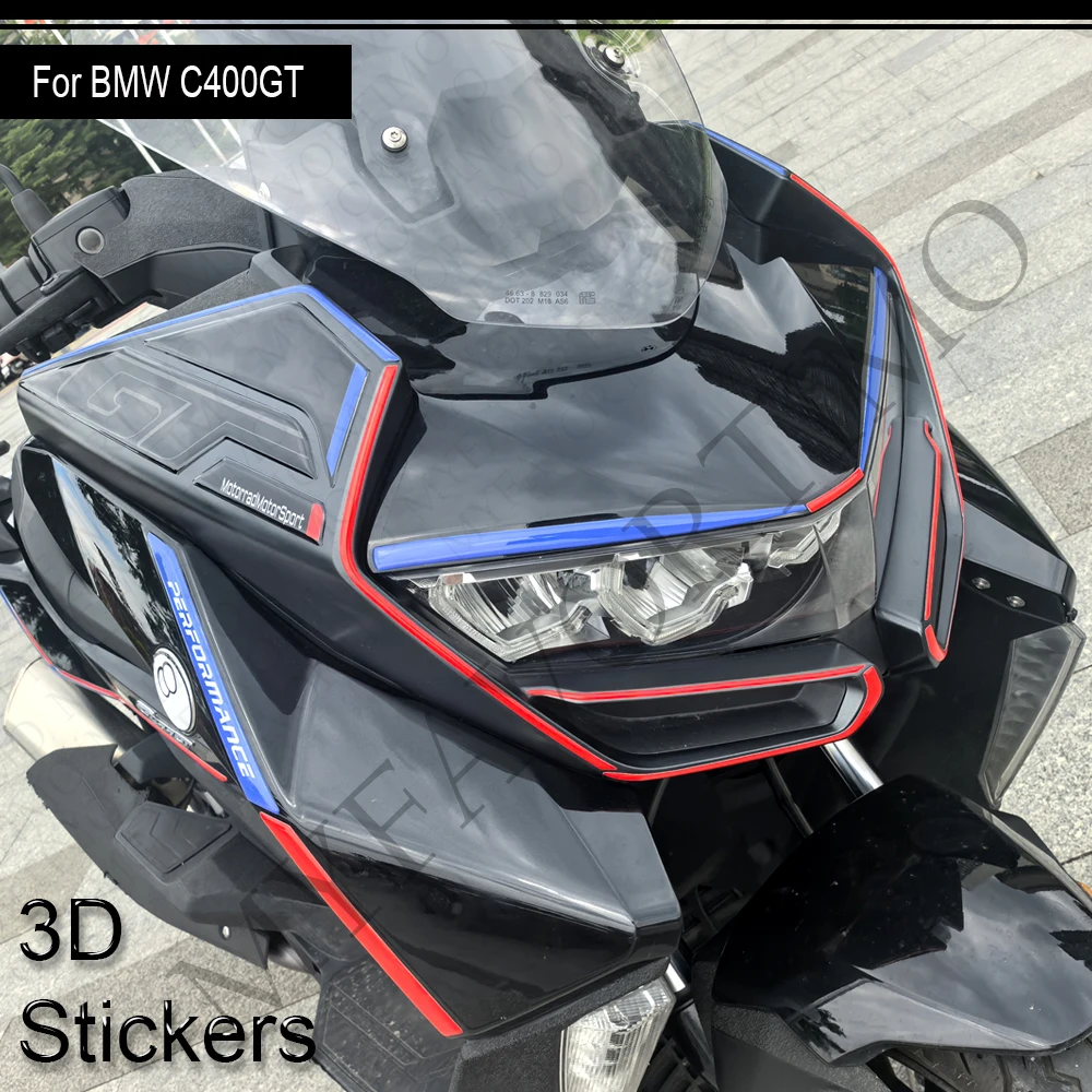 For BMW C400GT C 400 GT C400 Scooter Motorcycle Fuel Tank Cap Body Fairing Fender Wind Deflector Handshield Stickers Decals