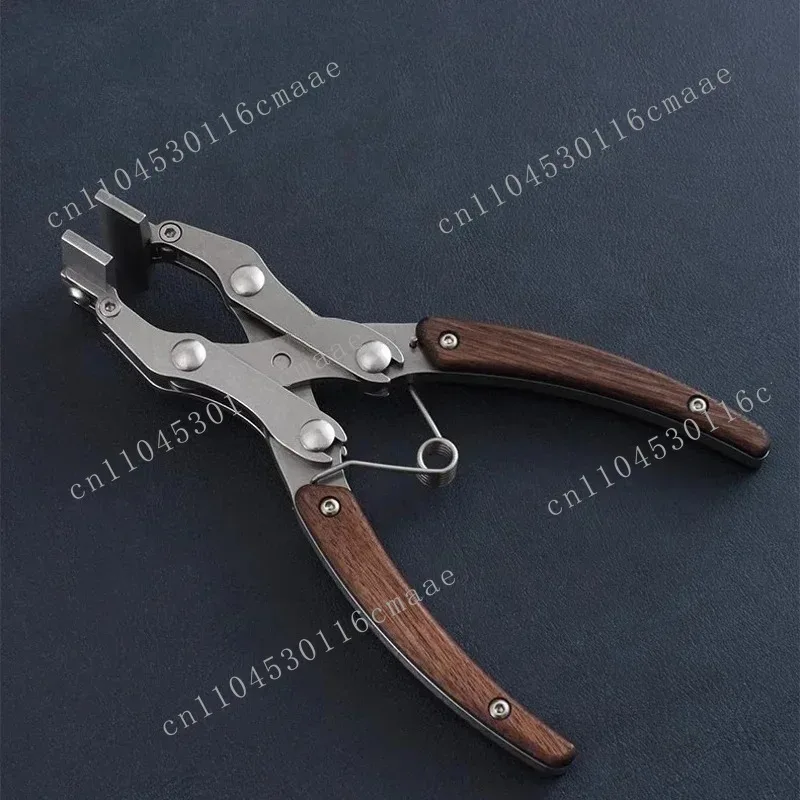 

New Handmade DIY Leather Craft Tools, Leather Flat Pliers, Stainless Steel Professional Double Pliers